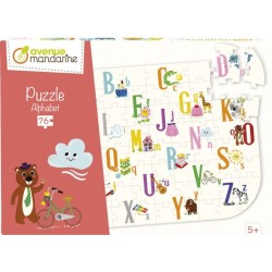 PUZZLE ALFABETICO MULTICOLORE