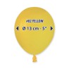 PALLONCINO 5'' A50 GIALLO 002 GEMAR 100PZ