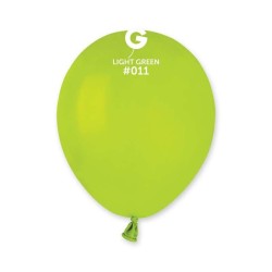 PALLONCINO 5'' A50 VERDE LIME 001 GEMAR 100PZ