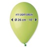 PALLONCINO 10'' G90 VERDE LIME 011 GEMAR 100PZ