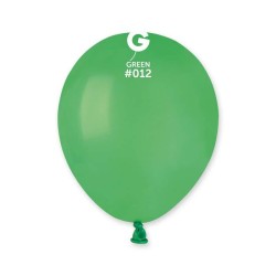 PALLONCINO 5'' A50 VERDE 012 GEMAR 100PZ