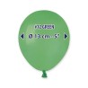 PALLONCINO 5'' A50 VERDE 012 GEMAR 100PZ