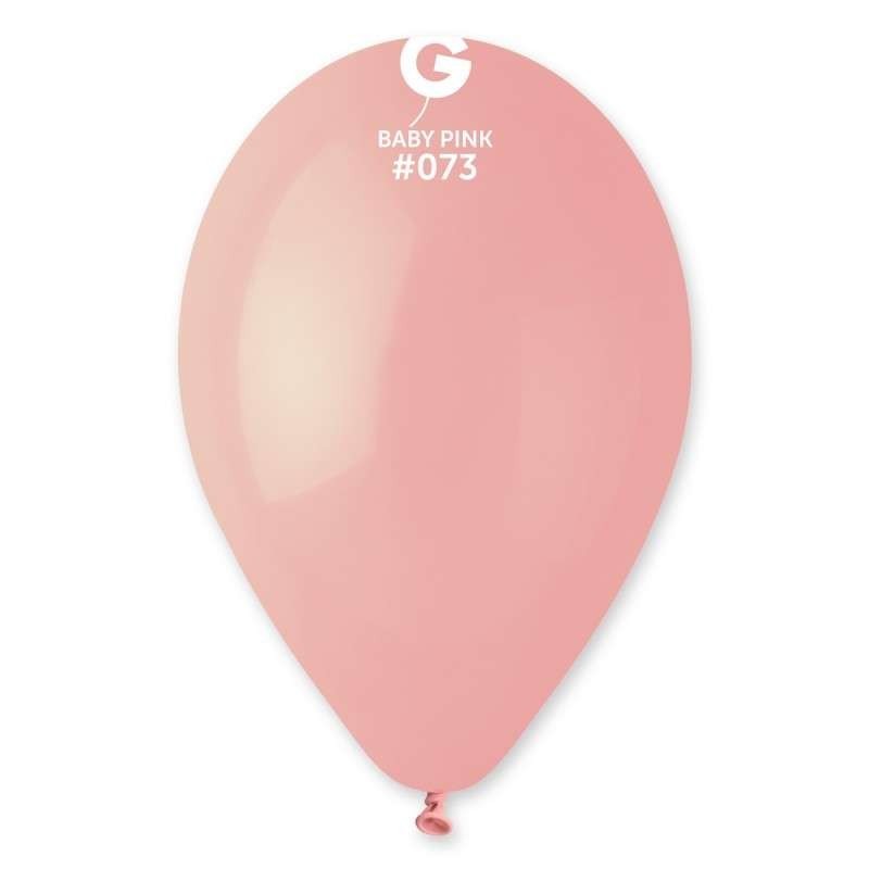 PALLONCINO 10'' G90 ROSA BABY 073 GEMAR 100PZ