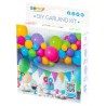 KIT GHIRLANDA PALLONCINI MULTICOLOR ''GARLAND KIT'' 66PZ