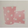 BICCHIERI DI CARTA POIS ROSA 9.5 CM 6PZ