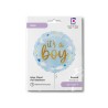 PALLONCINO 18" MYLAR NASCITA CELESTE "IT'S A BOY"